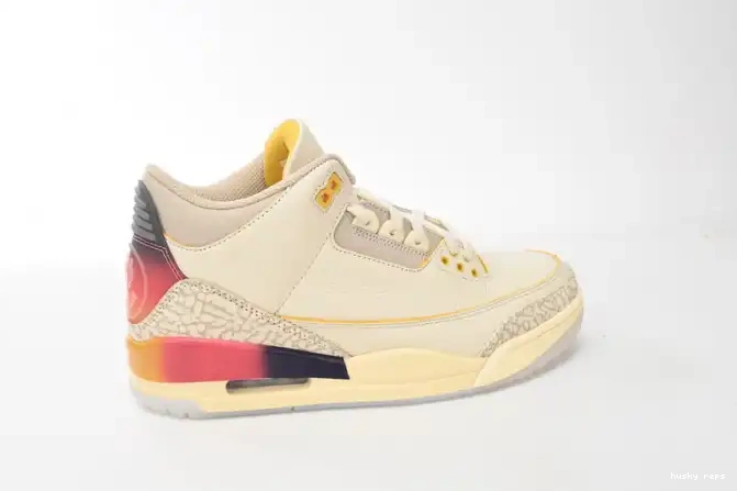 Rep Husky Balvin x Jordan J FN0344-901 Air 3 Sunset Medellin 0508